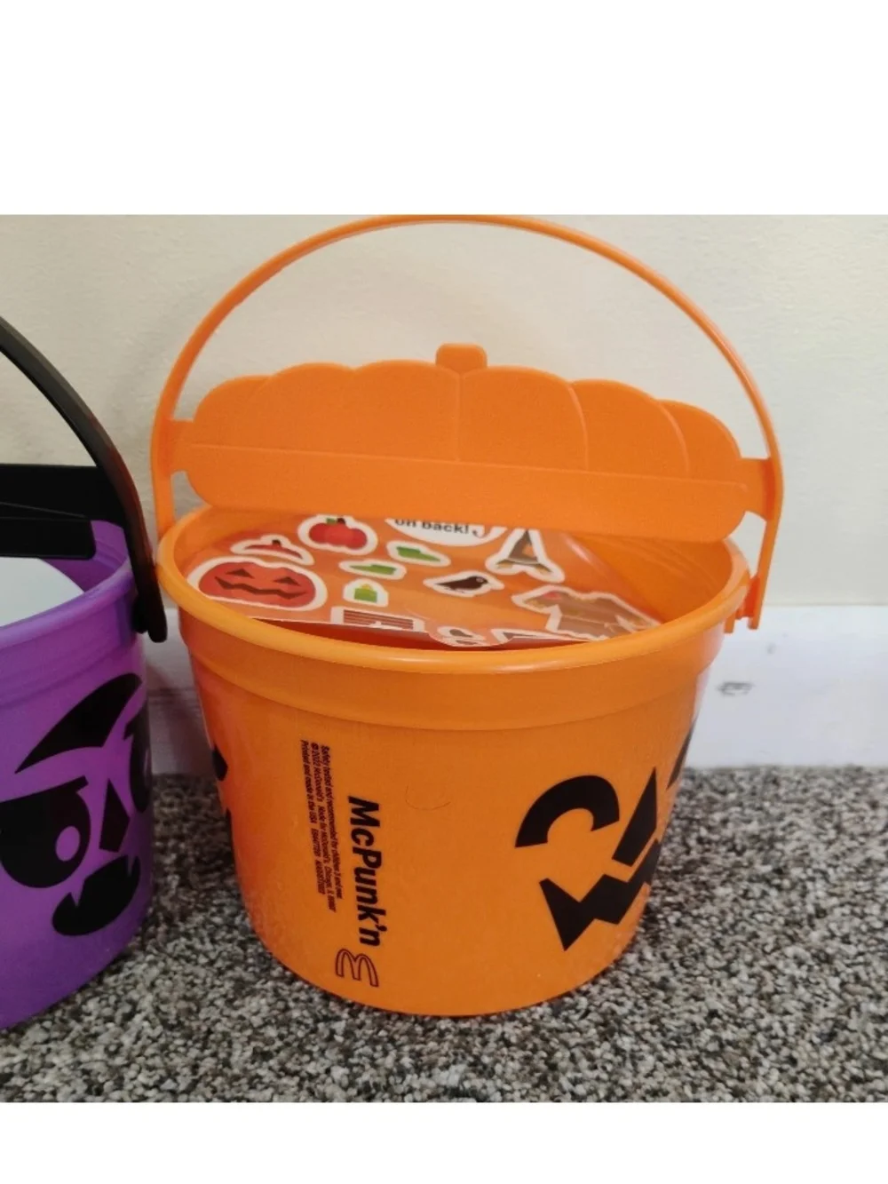 McDonald's Halloween Treat Buckets